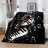 3D Dream Piano Key Music Instrument Cartoon Blanket,Soft Throw Blanket for Home Bedroom Bed Sofa Picnic Office Travel Cover Kids