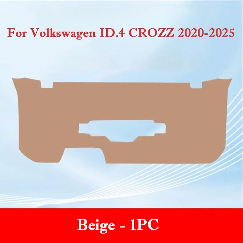 Для Volkswagen ID.4 X CROZZ 2020-2026 Автомобильный коврик на дверь багажника против царапин Стикер для защиты крышки багажника Коврик в багажник Аксессуары для интерьера