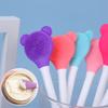 2 В 1 Силиконовая щетка для очищения лица и нанесения масок от черных точек, шпатель, инструменты для глубокого очищения, эксфолиатор, скраб для пор, уход за кожей лица