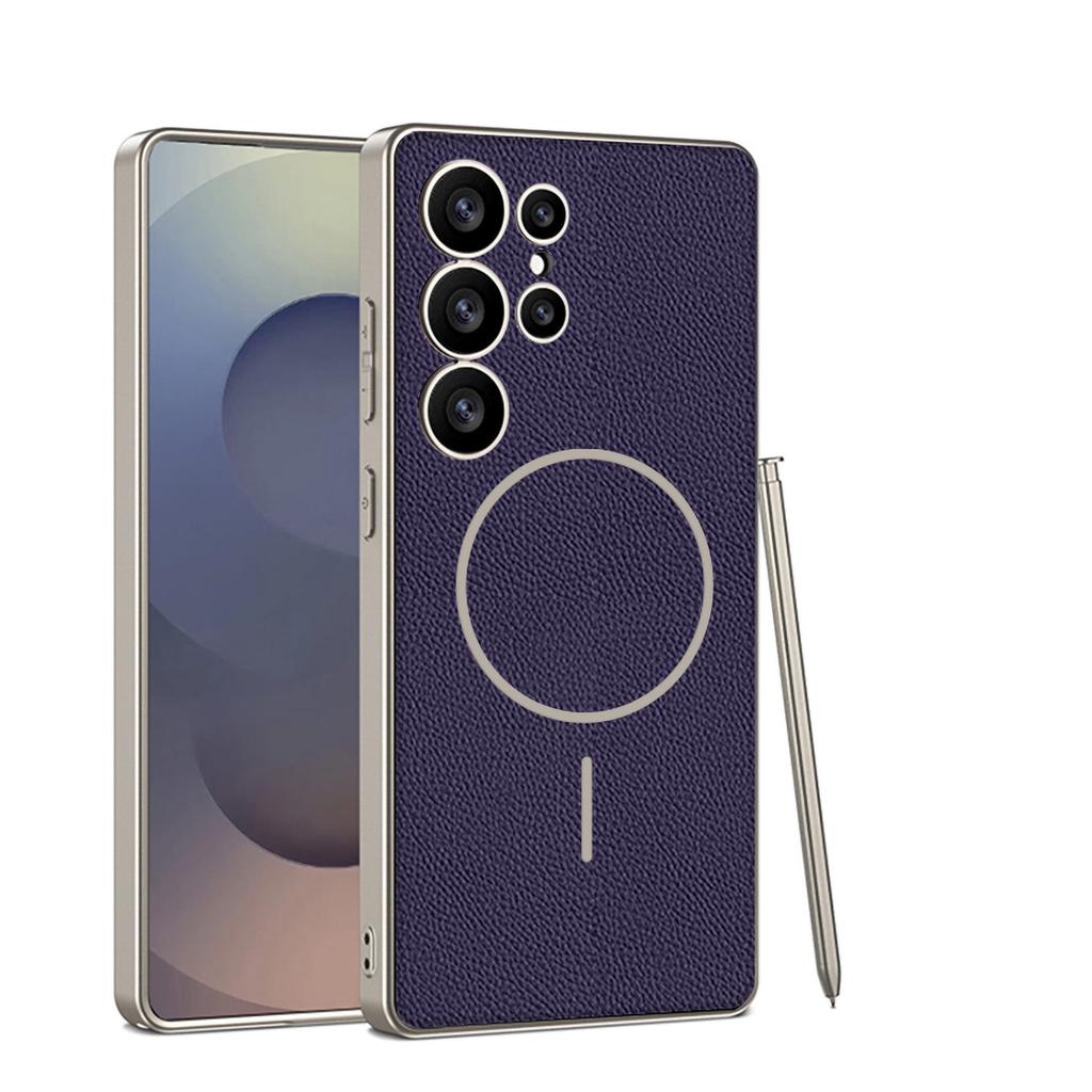 Премиальный чехол для мобильного телефона Samsung S25Ultra Тонкий Круглый Магнитный Magsafes25Ultra Беспроводная зарядка Япония и Южная Корея