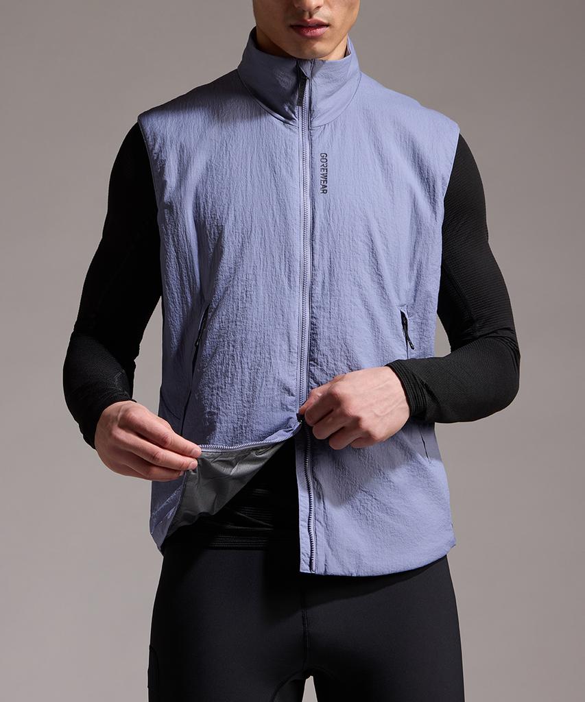 Gorewear Concurve Windstopper Epe Insulated Vest - Armastic Grey (Men'S) Windproof And Thermal Vest