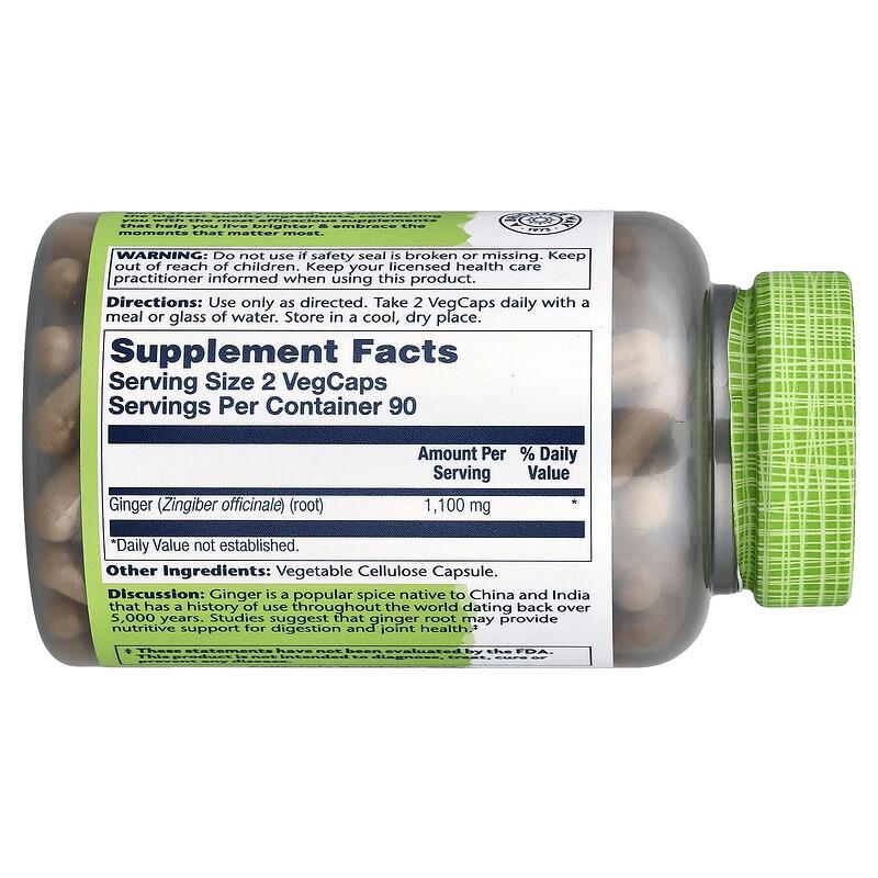 True Herbs, Ginger, 180 VegCaps (550 mg per Capsule)