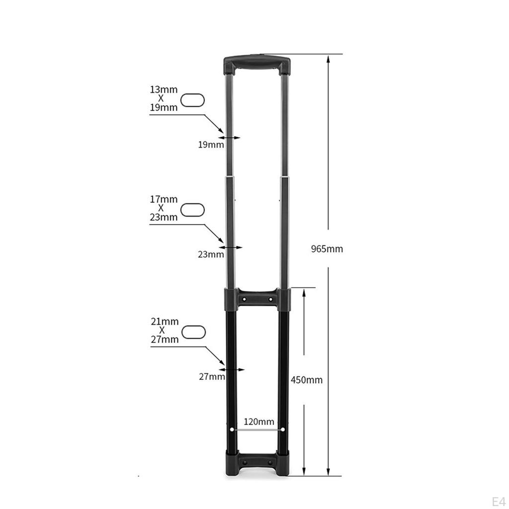 Комплект для замены алюминиевой телескопической ручки для багажа