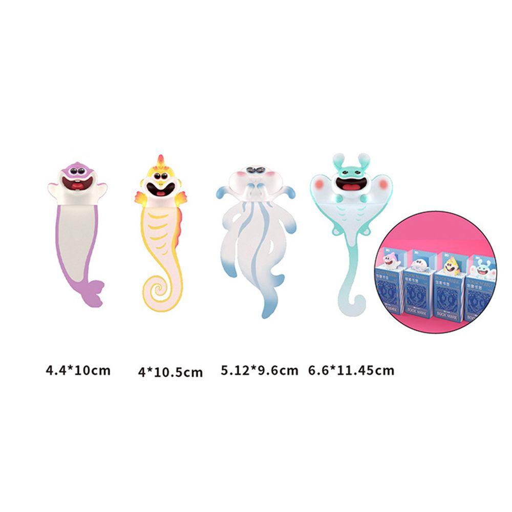 Stationery Office Tools Reading Lovers Gifts 3D Bookmarks Animal Marker Stereo Marine Book Markers