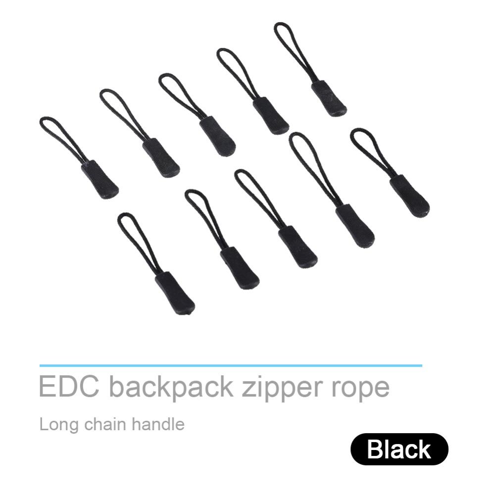 150 Pcs Lock Mechanism Zip Clip Buckle 15 Colors Slider Cord Rope Puller Zipper Pulls for Bag