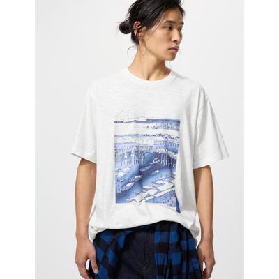 Uniqlo Япония Укиё-э bluE Ut