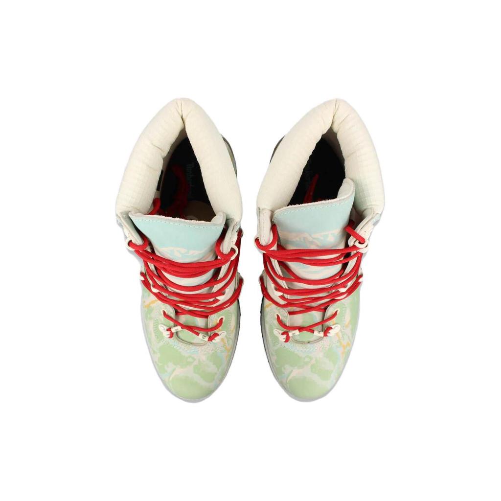 Timberland Прочные амортизирующие короткие уличные ботинки мужские ботинки белые зеленые A5YRH