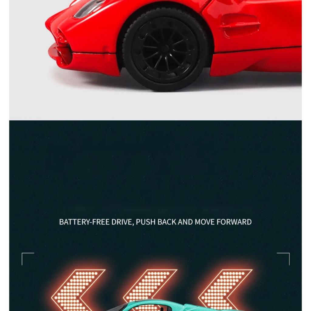 1/36 Pagani Utopia Supercar Alloy Car Diecasts & Toy Vehicles Car Model Miniature Scale Model Car for Children