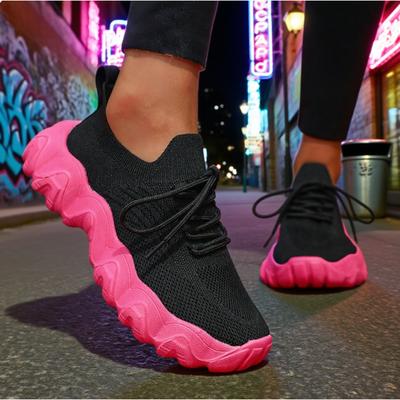 Женские кроссовки дышащие противоскользящие мягкие складные дорожные кроссовки стильные монохромные сетчатые мужские кроссовки для бега zapatillas de deporte