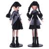 Коллекционные фигурки Уэнсдей Аддамс в черной готической форме академии, фигурка из фильма, модель, кукла, украшение, хэллоуинские украшения, подарок