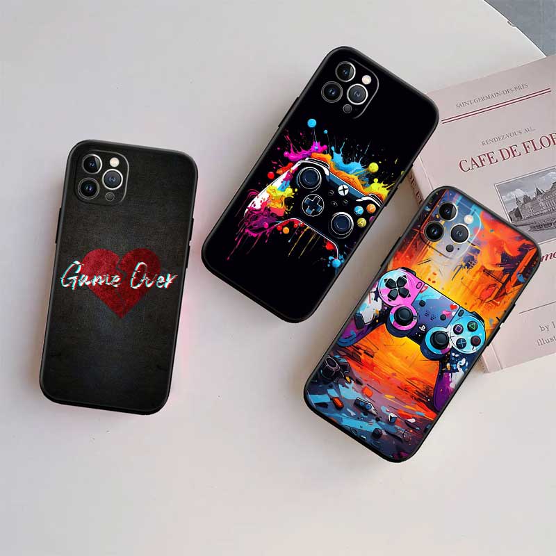 UP30 Game Over Phone Case for Samsung Galaxy A11 A12 A13 A15 A52S A53 A55 A56 A70 A71 A72 A73 F06 F16 F56 S10 Plus S10e