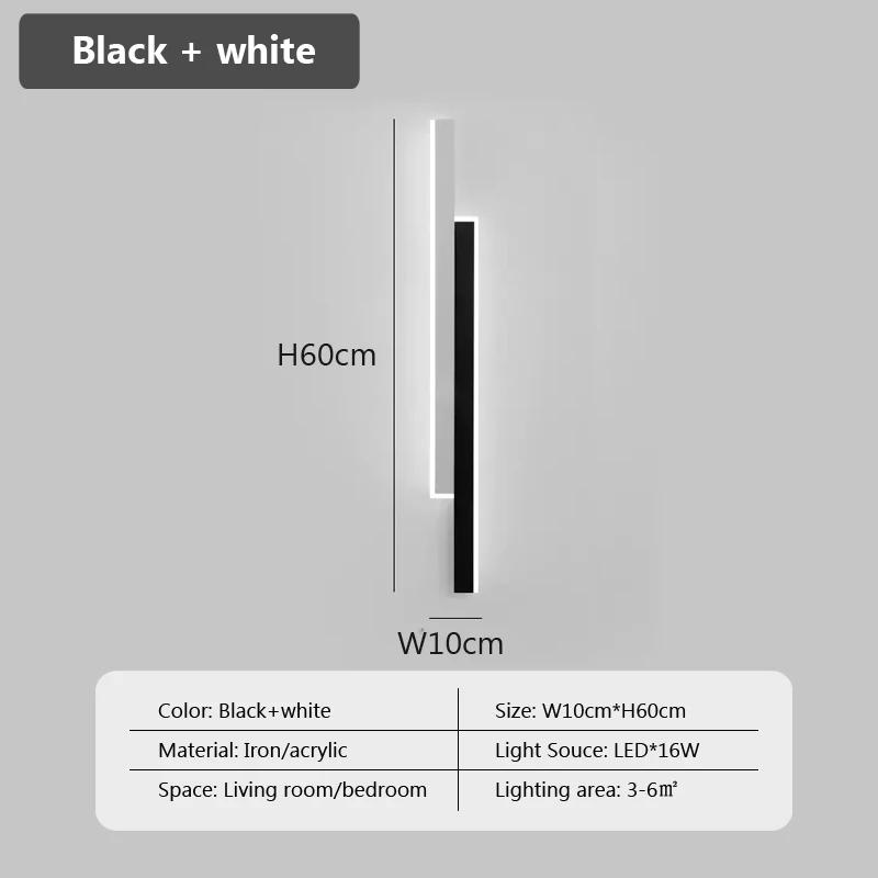 Modern LED Wall Lamps for Living Dining Room Bedroom Bedside Stairs Hotel Entry Aisle Sofa Background Home Decorate Wall Sconce