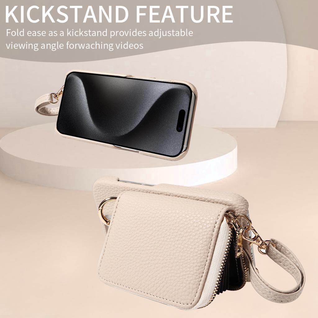 Высококачественный магнитный чехол-кошелек для iPhone16 15 14 13 Pro Pro Max Plus Mini, съемный чехол для телефона с креплением