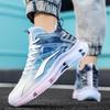 Новые высокие повседневные спортивные туфли Модные модные туфли для мужчин, студентов, уличных, со шнуровкой, дышащие, пружинящие, кроссовки для бега