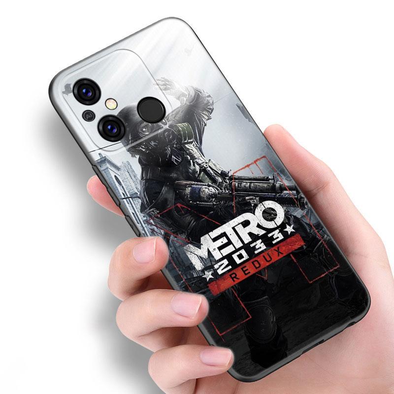 Чехол для телефона Metro 2033 Black для Xiaomi Redmi 11 Prime 11A 12C 13C A1 A2 Plus 12 4G 10 5G 8A 9A 10A 9C 10C 9i 12R Note 9T