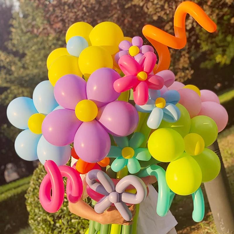 Internet Celebrity Daisy Birthday Balloon Bouquet and Picnic Decor Set