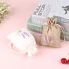 1 шт. Лавандовые мешочки, сухие цветочные ароматические мешочки, вышитые лавандовые мешочки, мешочки из хлопка и джута, мешочки для ароматерапии