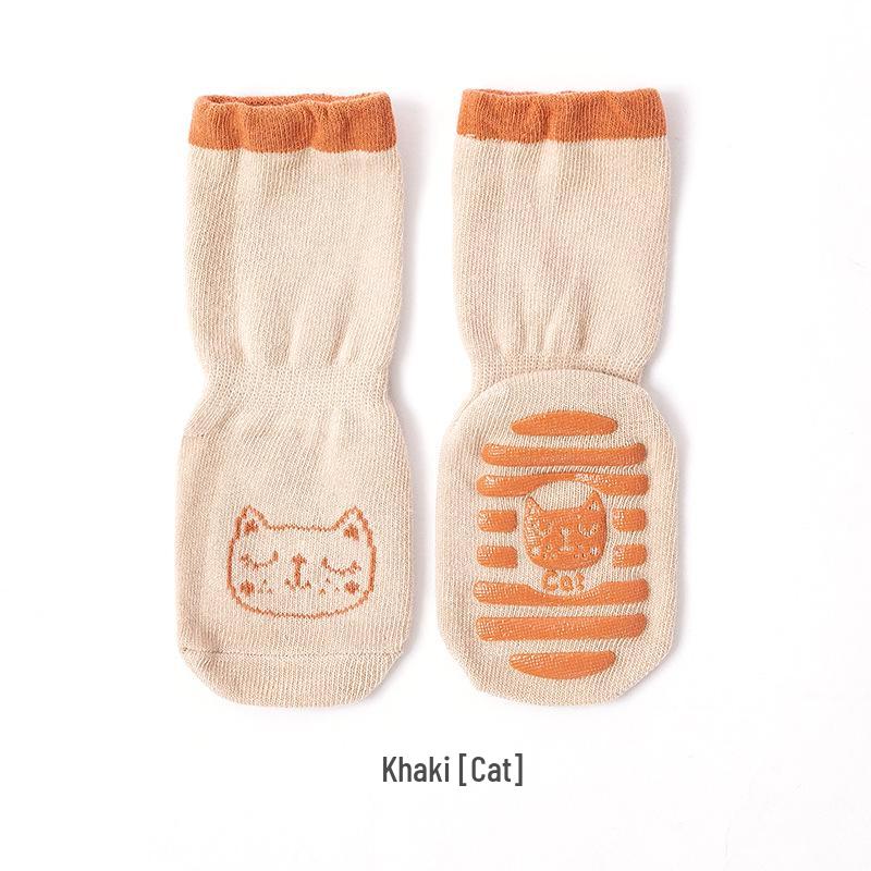 Детские нескользящие хлопковые носки для мальчиков и девочек - Весенне-осенний стиль