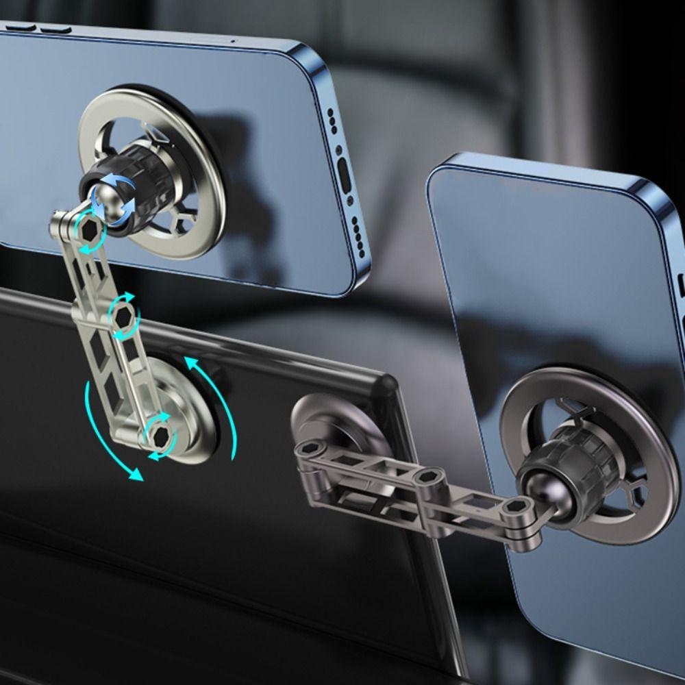 Anti-Shake Magnetic Car Phone Holder Folding Smartphones Support Bracket Air Vent