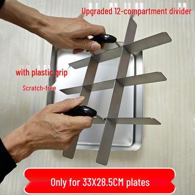 Регулируемый разделитель для торта Тирамису из нержавеющей стали - Идеально подходит для коммерческого использования и уличных прилавков