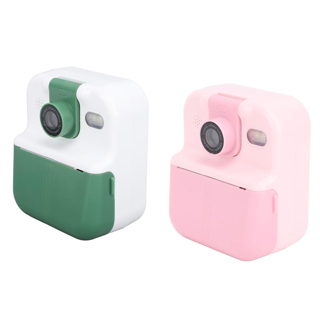 Camera Instant Print 2.4 Inch IPS Screen Selfie Digital Camera with 1080P Videos Portable Travel Cam