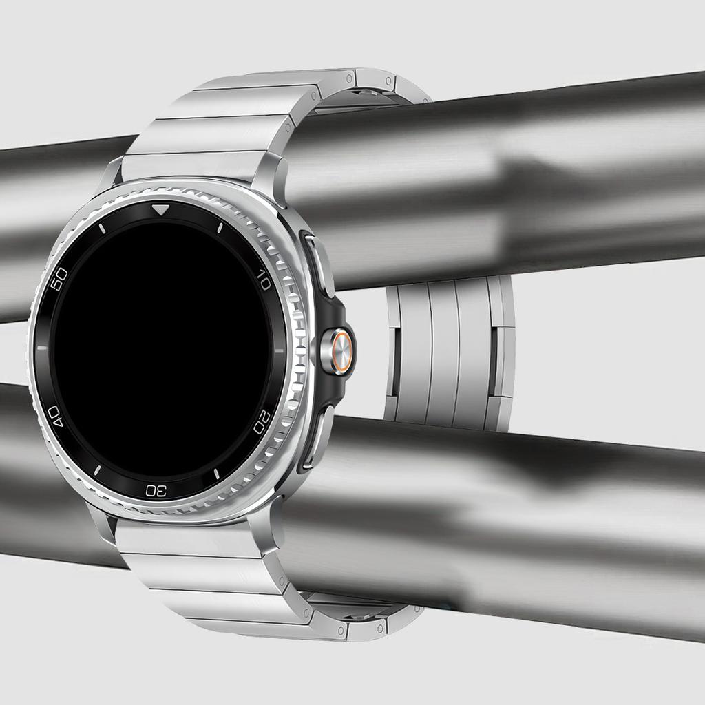 Ремешок из нержавеющей стали для Galaxy Watch 8 40 мм/44 мм 8 Classic 46 мм Быстрорегулируемый ремешок для Galaxy Watch 7 uLTRA / Ultra 2026 47 мм