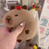 1-10 шт. Плюшевая игрушка Капибара Реалистичное чучело животного Брелок для девочек Шарм для сумок Подарок на день рождения Милая фигурка животного