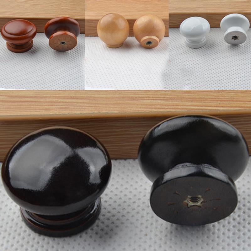Wooden Hot Cabinet Handles Drawer Handle Door Knob Elegant Lightweight Durable Cupboard Pull Handle