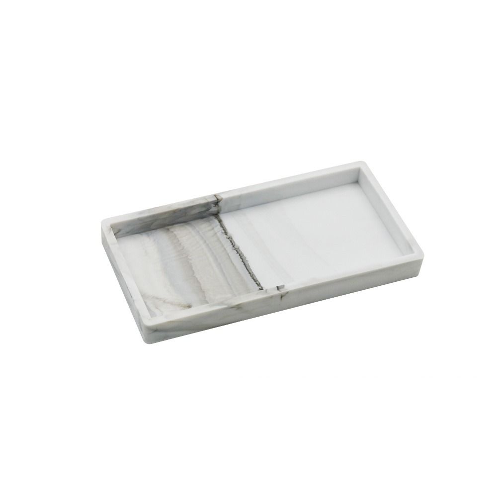 Прямоугольный/Овальный поднос для ванной комнаты Силиконовый поднос-органайзер для столешницы Поддон для столешницы в ванной Кухня