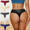 Women Sexy Seamless Perspective Panties Briefs Female Underpants G-string Solid Color Thongs Intimates Lingerie for Women