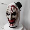 Halloween Clown Face Cushion Latex Soft Blood Terrifier Costume Prop Adult Scary Face Cushion Cosplay Party Accessories