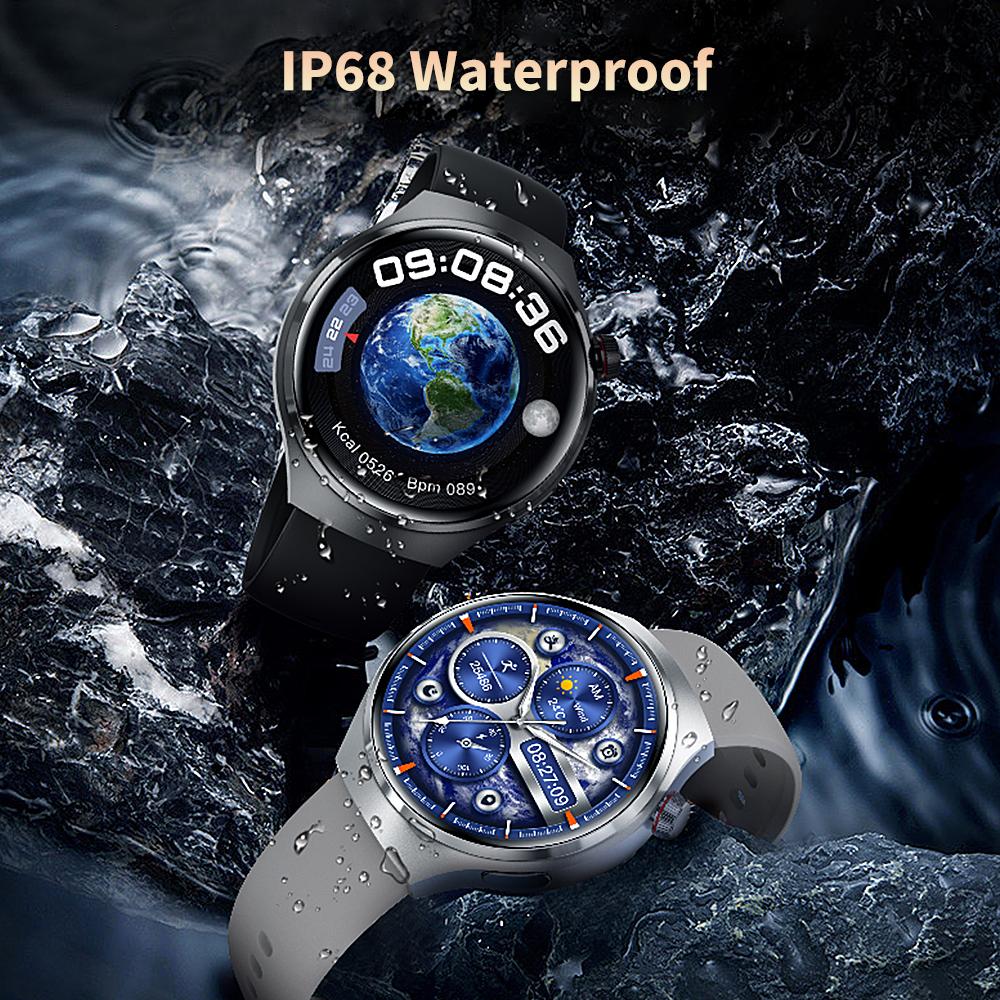 SCOSDING 2023 Новые NFC Смарт-часы Мужские спортивные часы с голосовым вызовом GT4 Pro Компас GPS-трекер Водонепроницаемые умные часы для Huawei Xiaomi iOS