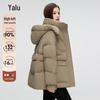 Женский короткий пуховик Yalu 2025 с теплоудерживающим эффектом