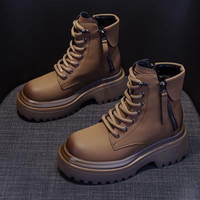 Ботинки Martin Винтажные байкерские ботинки Короткие рабочие ботинки Ботинки