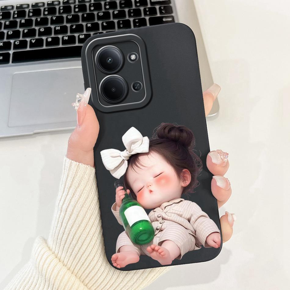 Для Xiaomi Poco C85 4G Милый Кролик Кошка Мультяшный Чехол Для Poco C85 C 85 4G Ударопрочный Мягкий Силиконовый Чехол