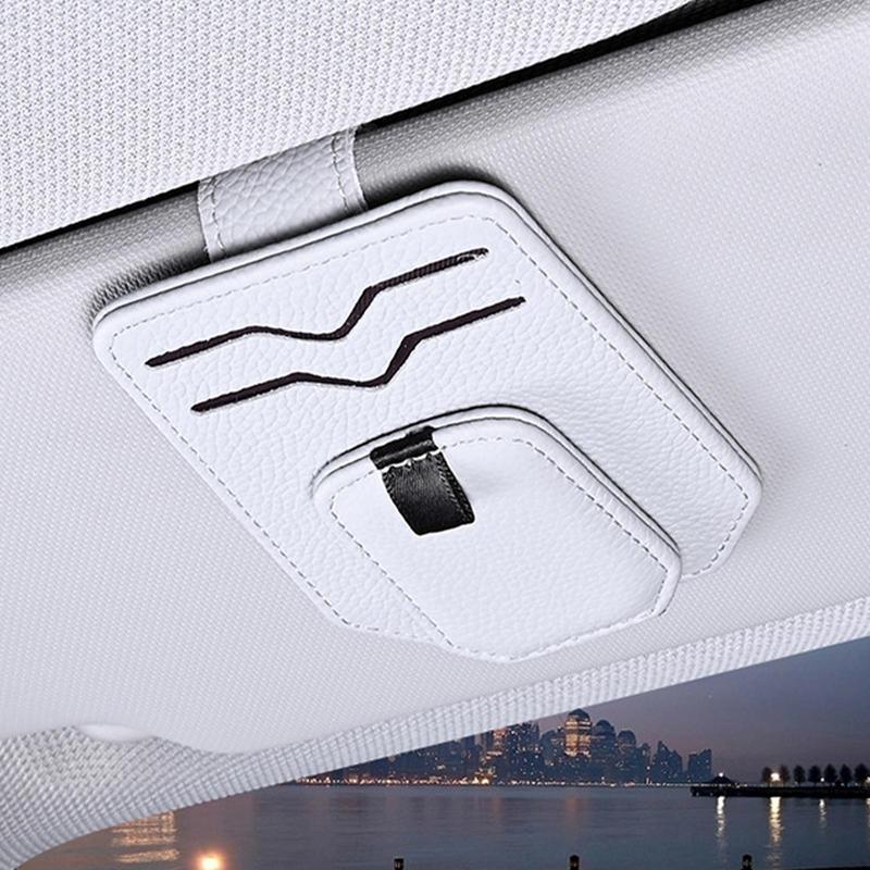 Автомобильный держатель для солнцезащитных очков, держатель-органайзер для солнцезащитного козырька автомобиля, портативный держатель для солнцезащитного козырька автомобиля, органайзер для очков