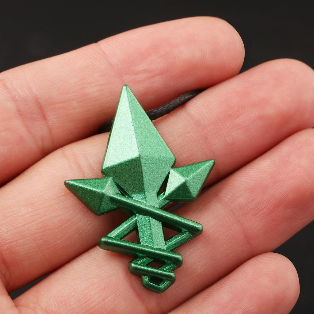 Mushoku Jobless Tensei Reincarnation Green Arrow Jewelry Alloy Pendant Gift