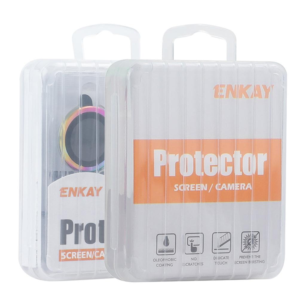 ENKAY HAT PRINCE Для iPhone 15 Pro/15 Pro Max Защитная накладка на заднюю линзу с дополненной реальностью Защита объектива камеры Металлическое кольцо