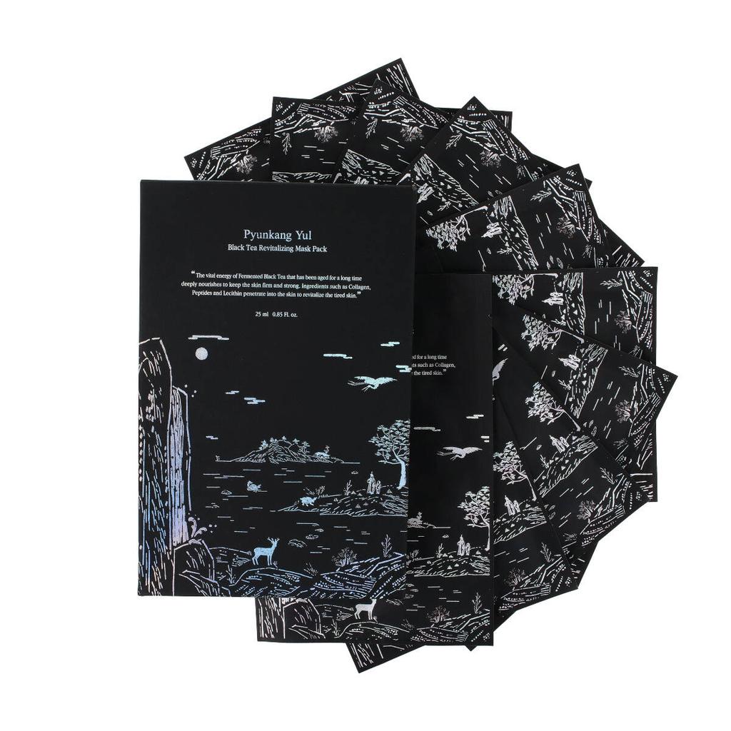 Pyunkang Yul Black Tea Revitalizing Mask Pack 25 Ml – Revitalizing Mask with Black Tea