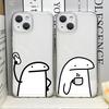 F-Flork Забавный Мем Пара Чехол для Телефона для IPhone 15 14 13 Pro Max 16 13 12 11 Mini 7 8 15 14Plus SE 2020 X XS XR Прозрачный Мягкий Чехол