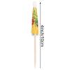 20pcs Handle Bar Cocktail Decor Mixed Color Mini Umbrella Toothpicks Parasol Snack Cocktail