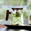 Niye Tea Cup Glass Tea Infuser Cup Tea Water Separation Cup Mountain View Office High-End Personal Tea Cup for Men