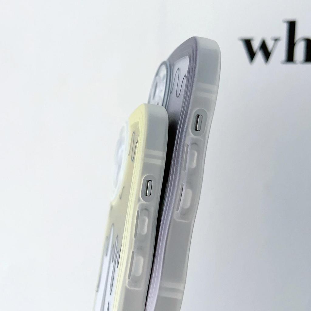 Transparent Wave Edge Painted Silicone Case for Samsung A54 A34 A24 Xiaomi Redmi Note 10 11 12 iPhone 15 14 13 11 Funda Water Droplets Cover Bumper