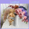 Phalaenopsis French 3d Artificial Flowers For Wedding Decor Home Hotel Display
