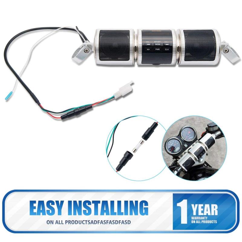 12 В мотоцикл Bluetooth аудио радио звуковая система стерео колонки MP3 USB для Honda Kawasaki