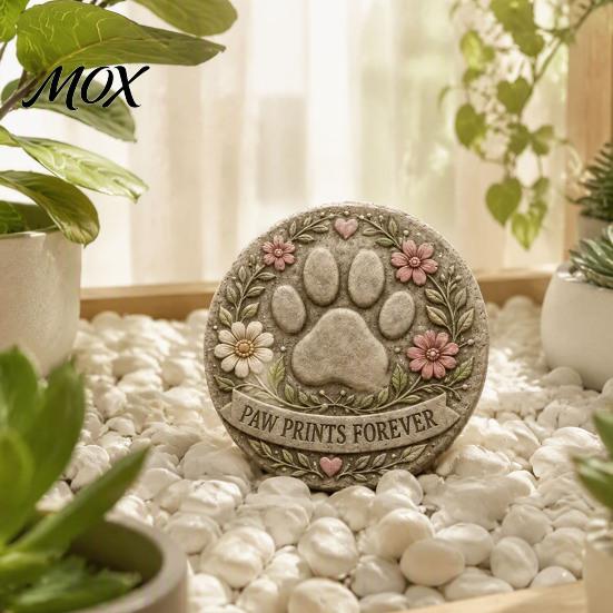 Outdoor Walkway Path Maker Garden Stepping Stone Silicone Mold, DIY Concrete Cement Reusable Mould Round Casting Mold for Pathway Patio Yard