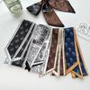 Women Twill Decorative Ribbon Small Scarf for Binding Bag Handle Ribbon Hair Band Small Scarf Headband Skinny Bag Scarves