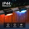 Solar Deck Lights: 8 Pack Waterproof LED Solar Powered Step Illumination - Latest Design Pool Side Lights for Stairs, Fence, Outdoor Deck Lighting