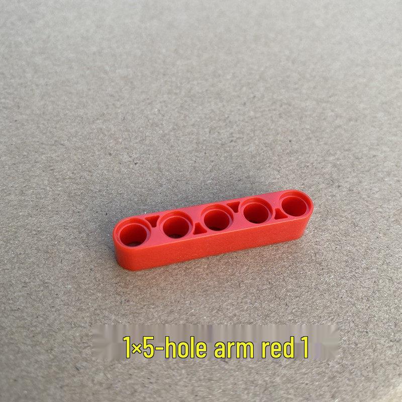 Толстые рычажные звенья LEGO-совместимые, 1x5, с отверстиями, шестеренчатые блоки (4211651) Прямой балкон