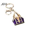 Sparkly Bag Charm Mini Handbag Keychain with Rhinestone, Zinc Alloy Pendant for Decorative Keys Handbags Backpacks, Lightweight Accessory Women